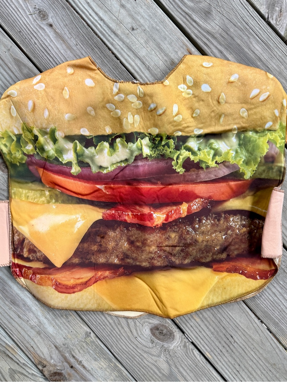 Fun World Cheeseburger Halloween costume Kids size photorealistic Burger Tunic